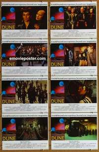 j249 DUNE 8 English movie lobby cards '84 David Lynch sci-fi epic!