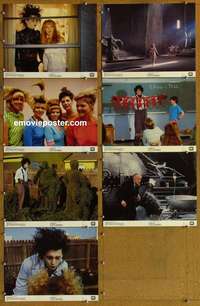 j069 EDWARD SCISSORHANDS 7 movie lobby cards '90 Tim Burton, Johnny Depp