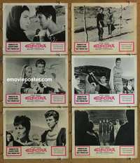h903 ELECTRA 6 movie lobby cards '62 Euripides, Greek, Irene Papas