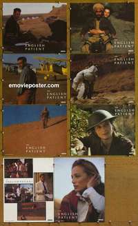 j252 ENGLISH PATIENT 8 movie lobby cards '96 Ralph Fiennes, Minghella