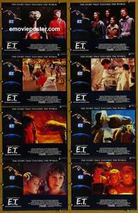 j253 ET 8 English movie lobby cards R85 Steven Spielberg, Drew Barrymore