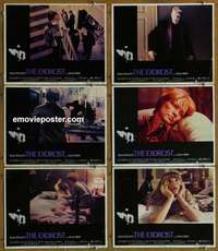 h905 EXORCIST 6 movie lobby cards '74 William Friedkin, Max Von Sydow