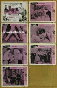 j072 EXPRESSO BONGO 7 movie lobby cards '60 Laurence Harvey, Syms