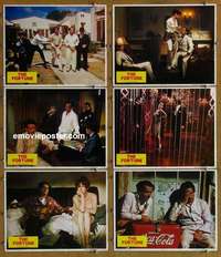 h908 FORTUNE 6 movie lobby cards '75 Jack Nicholson, Warren Beatty