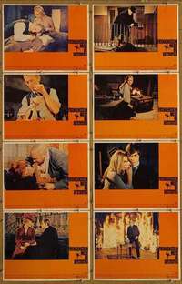 j264 FRANKENSTEIN MUST BE DESTROYED 8 movie lobby cards '70 Cushing