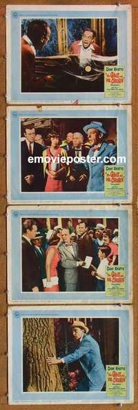 h625 GHOST & MR CHICKEN 4 movie lobby cards '65 Don Knotts, Staley