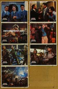 j089 GHOSTBUSTERS 7 movie lobby cards '84 Bill Murray, Dan Aykroyd