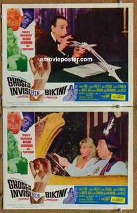 h116 GHOST IN THE INVISIBLE BIKINI 2 movie lobby cards '66 Price