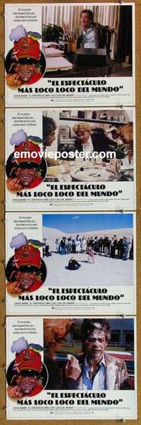 h627 GONG SHOW MOVIE 4 Spanish/US movie lobby cards '80 Chuck Barris