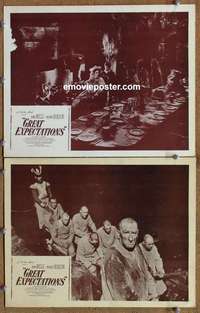 h125 GREAT EXPECTATIONS 2 movie lobby cards R50s David Lean