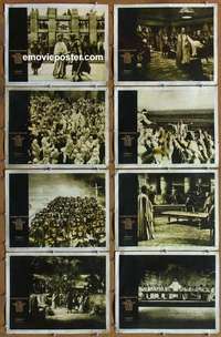 j276 GREATEST STORY EVER TOLD 8 movie lobby cards '65 George Stevens