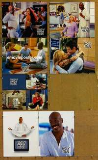 j104 HOLY MAN 7 movie lobby cards '98 Eddie Murphy, Jeff Goldblum