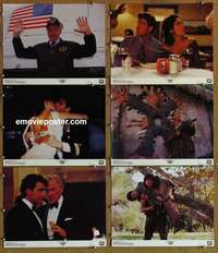 h925 HOT SHOTS - PART DEUX 6 11x14 movie stills '93 Sheen, Bridges