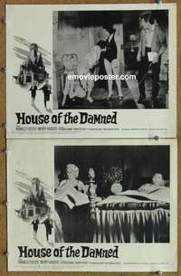 h150 HOUSE OF THE DAMNED 2 movie lobby cards '63 living dead!