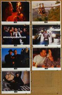 j106 HUDSON HAWK 7 movie lobby cards '91 Bruce Willis, Danny Aiello