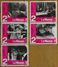h930 I A WOMAN PART 2 6 movie lobby cards '68 more shocking!
