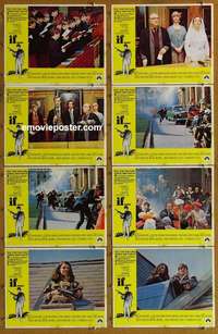 j285 IF 8 movie lobby cards '69 Malcolm McDowell, Lindsay Anderson