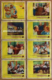 j287 INHERIT THE WIND 8 movie lobby cards '60 Spencer Tracy, March