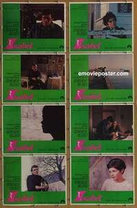 j289 ISABEL 8 movie lobby cards '68 Genevieve Bujold, Bechervaise