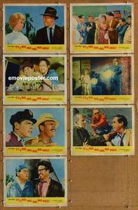 j111 IT'S A MAD, MAD, MAD, MAD WORLD 7 movie lobby cards '64 Berle