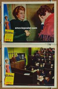 h169 IVY 2 movie lobby cards '47 utterly EVIL bad girl Joan Fontaine!