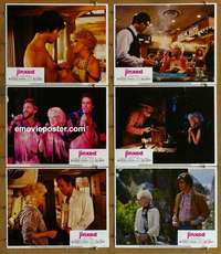 h937 JINXED 6 movie lobby cards '82 Bette Midler, Ken Wahl, Rip Torn