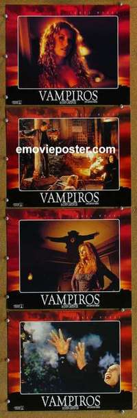h727 VAMPIRES 4 Spanish/US movie lobby cards '98 John Carpenter