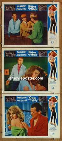 h469 KITTEN WITH A WHIP 3 movie lobby cards '64 sexy Ann-Margret!