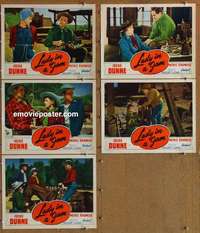 h802 LADY IN A JAM 5 movie lobby cards R47 Irene Dunne, Knowles