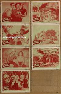 j122 LONE STAR MOONLIGHT 7 movie lobby cards '46 Hoosier Hotshots!