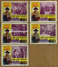 h805 LONE STAR PIONEERS 5 movie lobby cards R48 Wild Bill Elliott