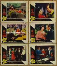 h944 LONE STAR 6 movie lobby cards '51 Clark Gable, Ava Gardner