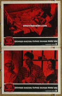 h200 LOOK BACK IN ANGER 2 movie lobby cards '59 Richard Burton, Bloom