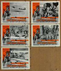 h807 LOST PATROL 5 movie lobby cards R54 Boris Karloff, Victor McLaglen