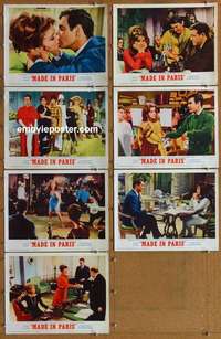 j125 MADE IN PARIS 7 movie lobby cards '66 Ann-Margret, Jourdan