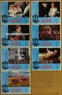 j132 MARY QUEEN OF SCOTS 7 movie lobby cards '72 Vanessa Redgrave