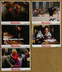 h816 MATILDA 5 movie lobby cards '96 Danny Devito, Mara Wilson
