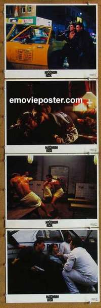 h656 MAXIMUM RISK 4 movie lobby cards '96 Jean-Claude Van Damme