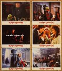 h954 MUPPET CHRISTMAS CAROL 6 movie lobby cards '92 Henson, Dickens