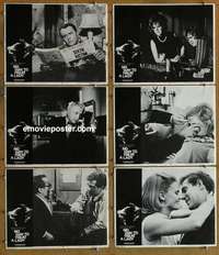 h959 NO WAY TO TREAT A LADY 6 movie lobby cards '68 Rod Steiger