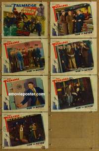 j147 NOW OR NEVER 7 movie lobby cards '35 Richard Talmadge