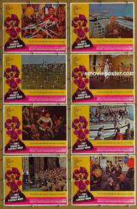j316 OH WHAT A LOVELY WAR 8 movie lobby cards '69 Dirk Bogarde, Calvert