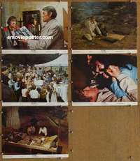 h826 OMEN 5 color 11x14 movie stills '76 Gregory Peck, Lee Remick