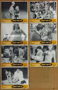 j154 OUT OF IT 7 movie lobby cards '69 young Jon Voight, sexy teens!
