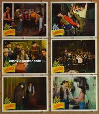 h964 PANHANDLE 6 movie lobby cards '48 Rod Cameron, Cathy Downs
