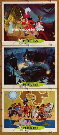 h510 PETER PAN 3 movie lobby cards R76 Walt Disney classic!