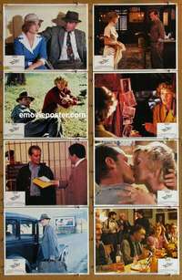 j330 POSTMAN ALWAYS RINGS TWICE 8 movie lobby cards '81 Jack Nicholson