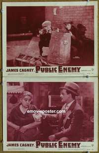 h263 PUBLIC ENEMY 2 movie lobby cards R54 James Cagney classic!
