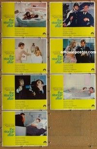 j193 STRANGE AFFAIR 7 movie lobby cards '68 Michael York