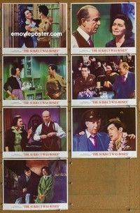 j197 SUBJECT WAS ROSES 7 movie lobby cards '68 Martin Sheen, Neal